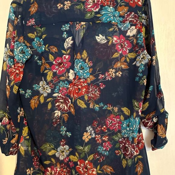 KuT From the Kloth Long Sleeve Sheer Blouse. Size medium. - Picture 5 of 8